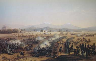 The Battle of El Molina del Rey (Attack Upon the Molino) by Carl Nebel