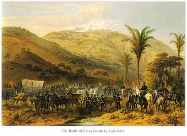 La batalla de Cerro Gordo - Carl Nebel