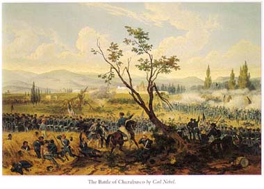 The Battle of Churubusco - Carl Nebel