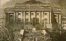 Drawing of the house of representatives